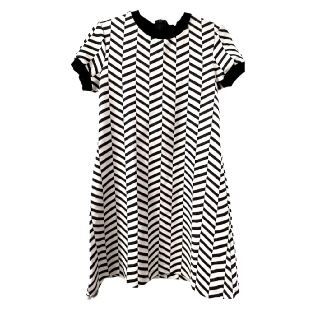 Zara Mod Mini Pattern Dress